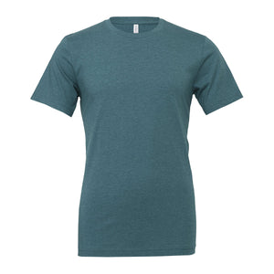 BELLA + CANVAS CVC Jersey Tee - Heather Deep Teal