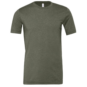 BELLA + CANVAS CVC Jersey Tee - Heather Military Green