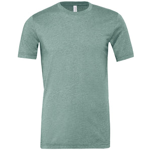 BELLA + CANVAS CVC Jersey Tee - Heather Prism Dusty Blue