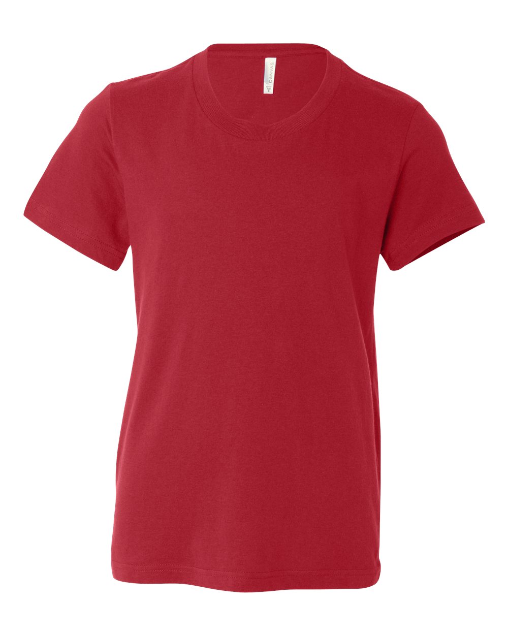 BELLA + CANVAS Youth Jersey T-Shirt - Red