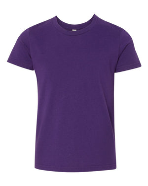 BELLA + CANVAS Youth Jersey T-Shirt - Team Purple