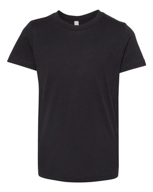 BELLA + CANVAS Youth Jersey T-Shirt - Vintage Black