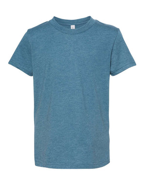 BELLA + CANVAS Youth CVC Jersey T-Shirt - Heather Deep Teal