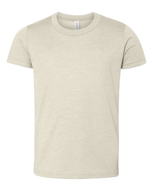 BELLA + CANVAS Youth CVC Jersey T-Shirt - Heather Dust