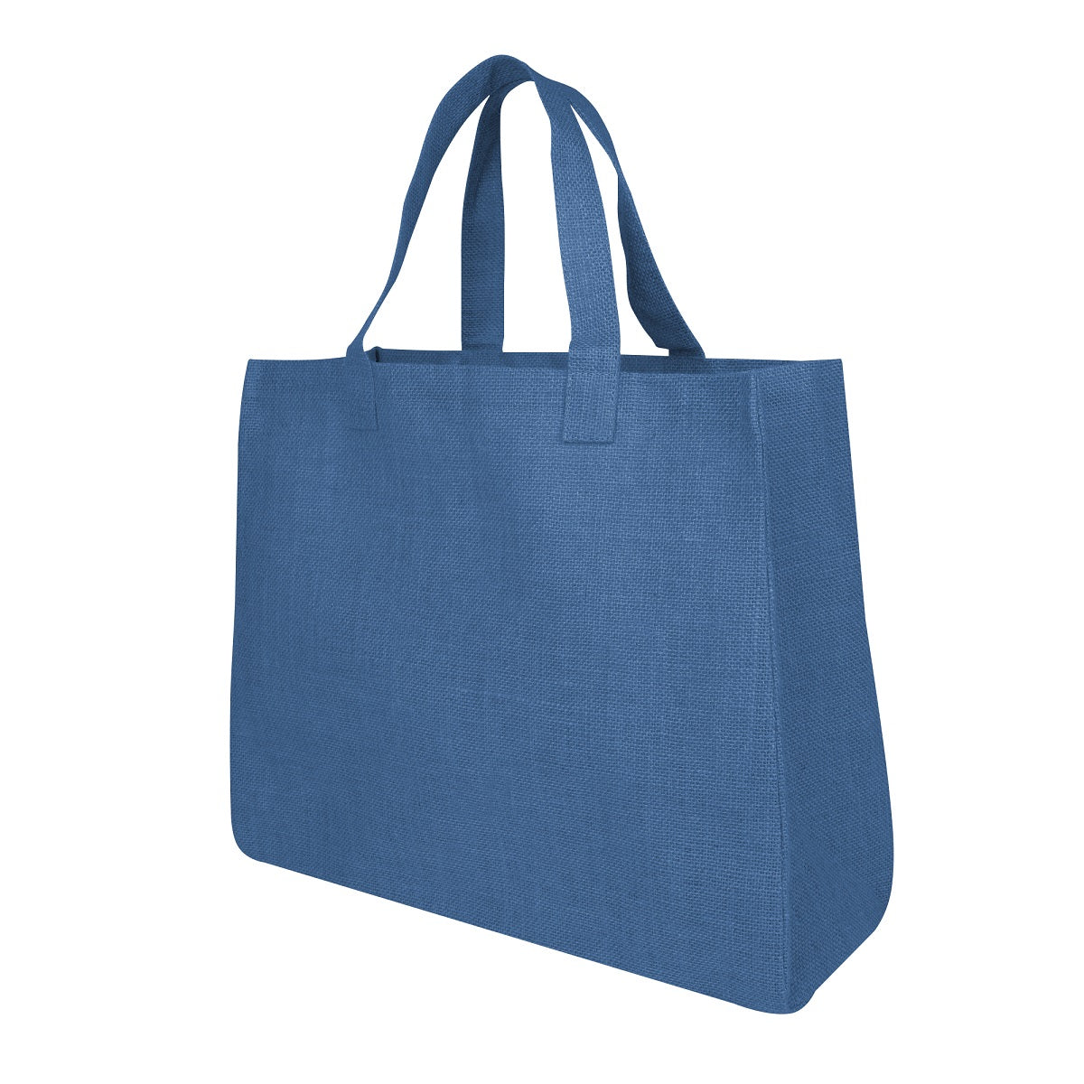 Juliet Jute Tote Bag - Blue