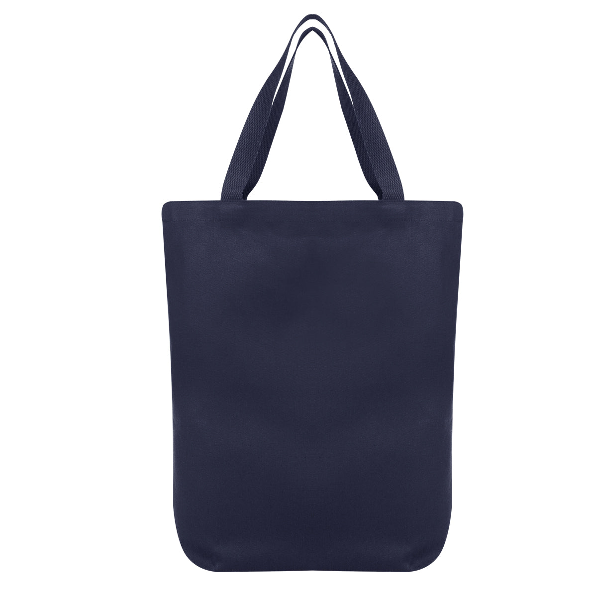 Chandler 12 Oz. Cotton Tote Bag - Navy Blue