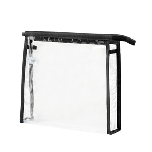 Clarity Toiletry Bag - Black With Clear