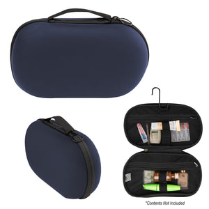 Jet Set Silicone Toiletry Bag - Navy Blue