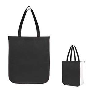 Jumbo Lola Laminated Non-Woven Tote Bag with 100% RPET Material - Black