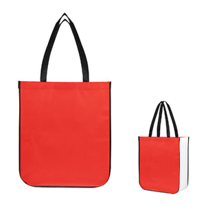 Jumbo Lola Laminated Non-Woven Tote Bag with 100% RPET Material - Red