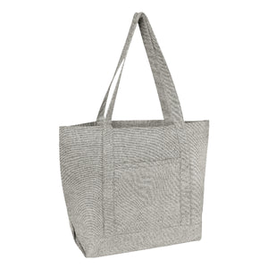 Ripley Recycled Cotton Starboard Tote - Heather Gray