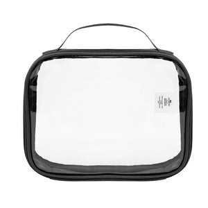 Camila Clear Toiletry Bag - Black