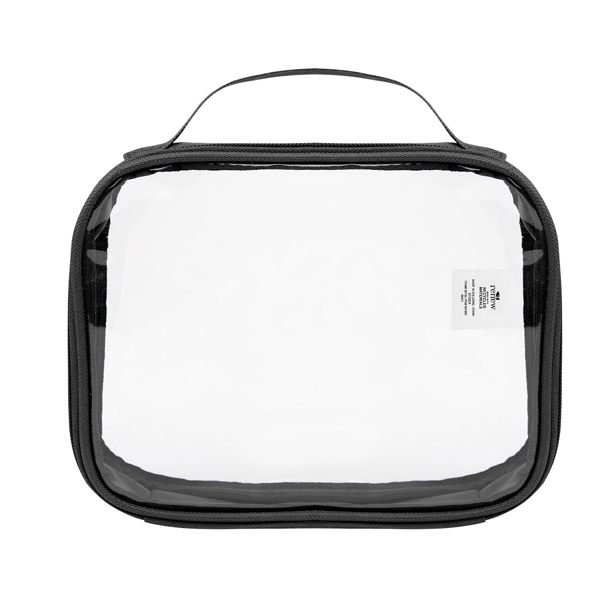 Camila Clear Toiletry Bag - Black