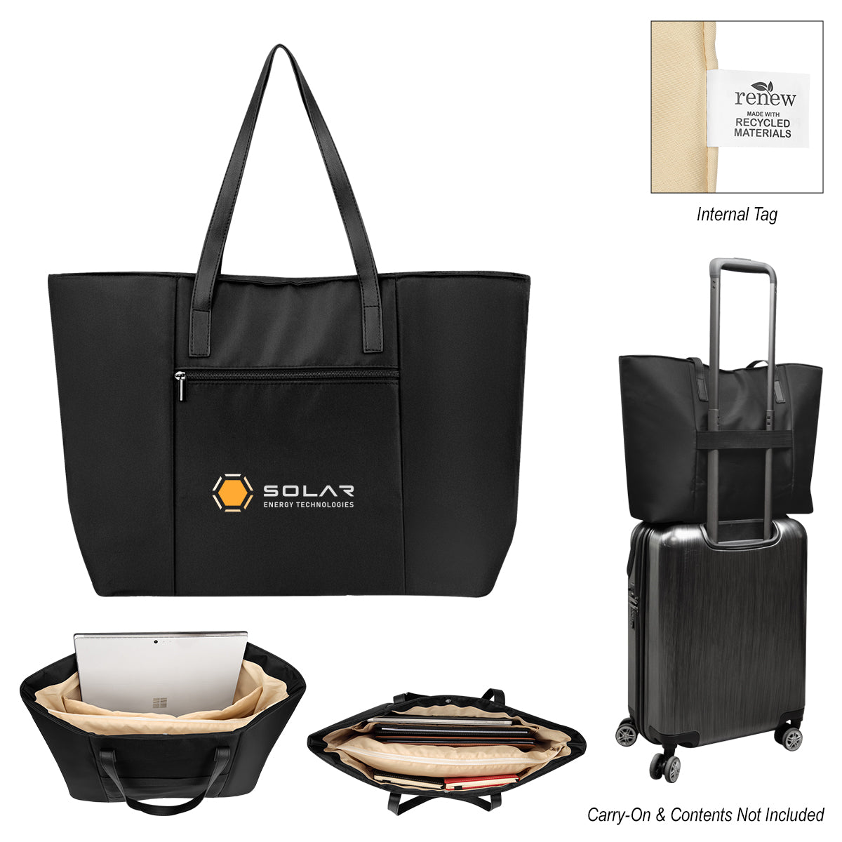 Executive rPET Laptop Tote Bag