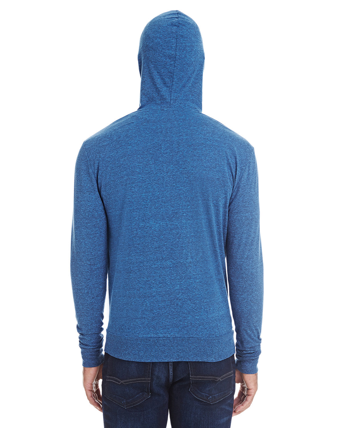 Threadfast Apparel Threadfast Unisex Triblend Full-Zip Light Hoodie