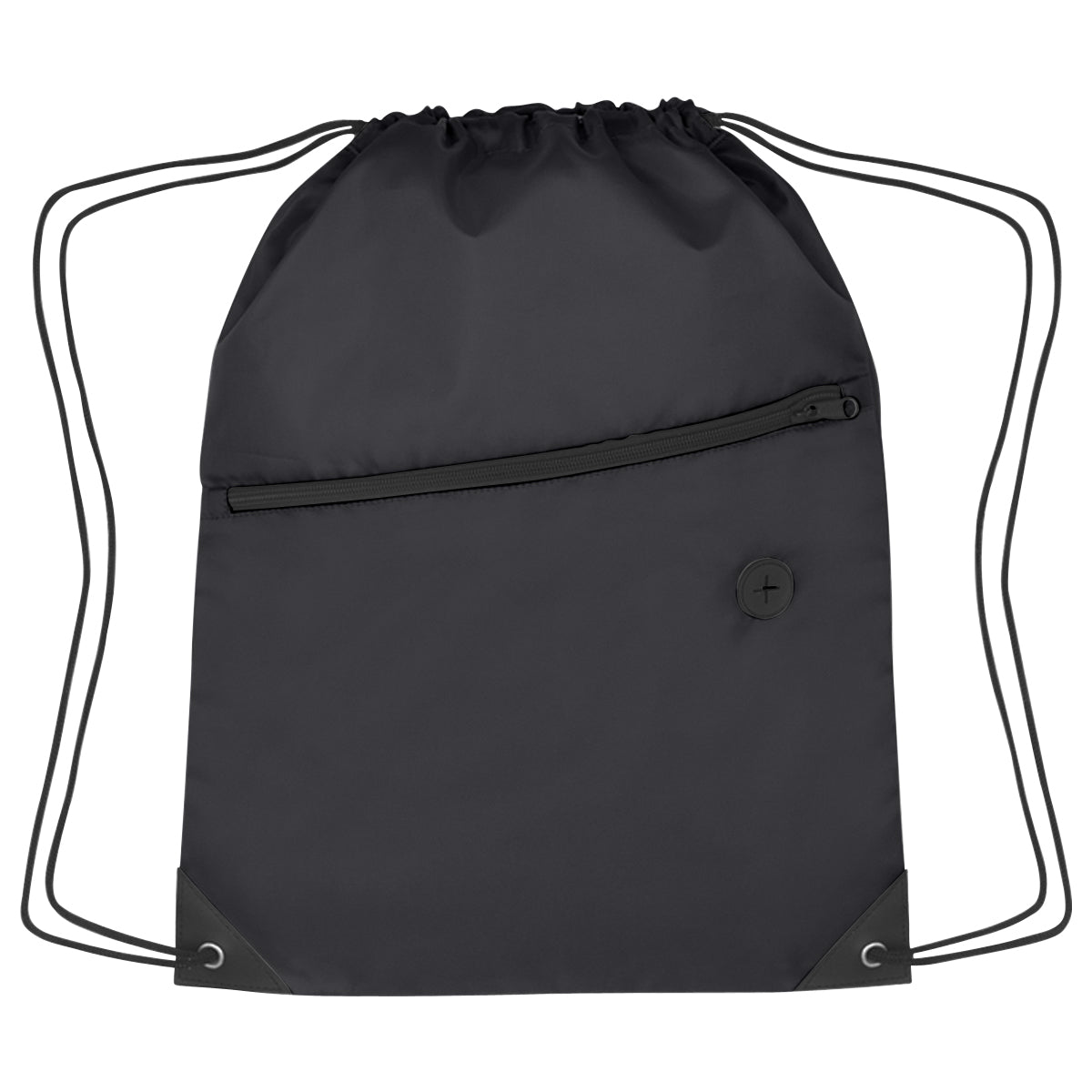 Sports Pack with Zipper - Black
