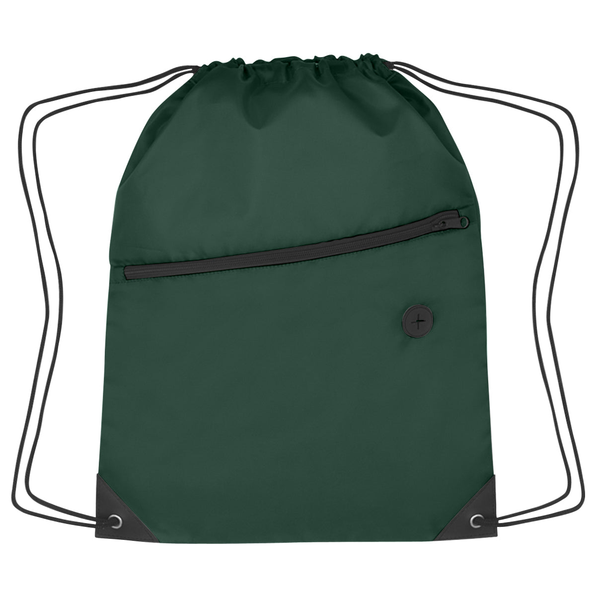 Sports Pack with Zipper - Forest Green