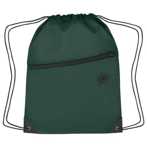 Sports Pack with Zipper - Recycled Forest Green