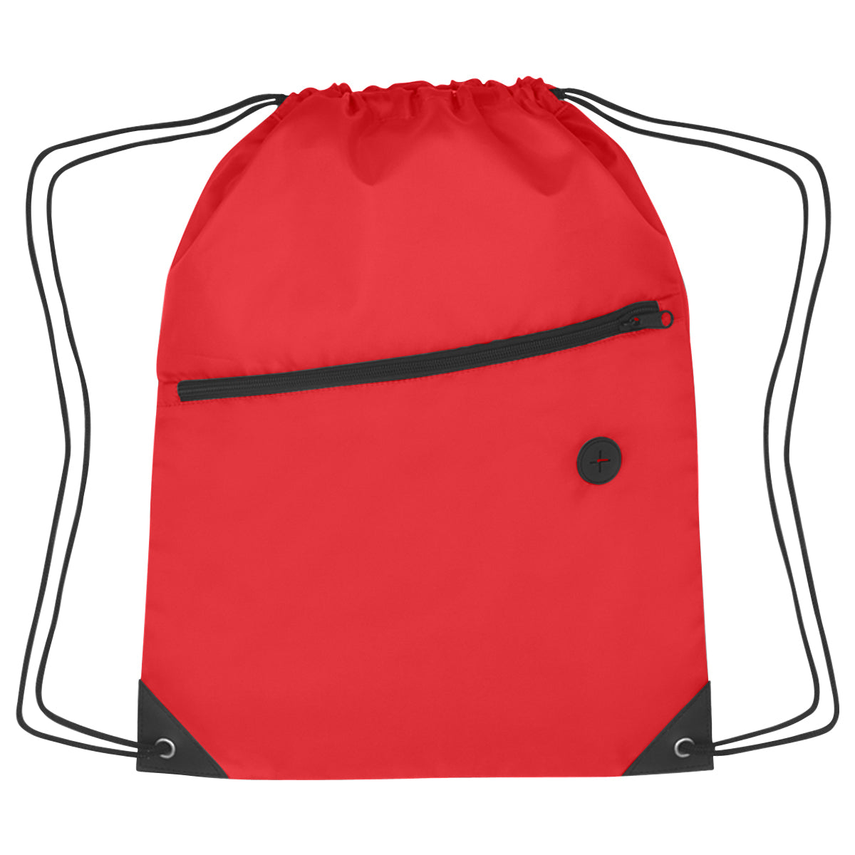 Sports Pack with Zipper - Red