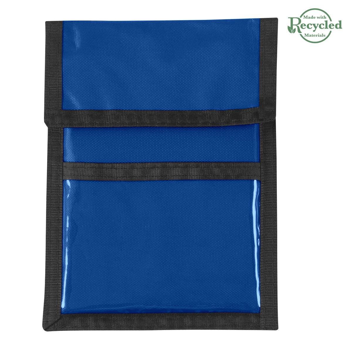 Nylon Neck Wallet Badge Holder - Royal Blue
