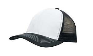 6 Panel Mesh Back Cap Breathable P-Twill - Custom Embroidered - HP3819 -