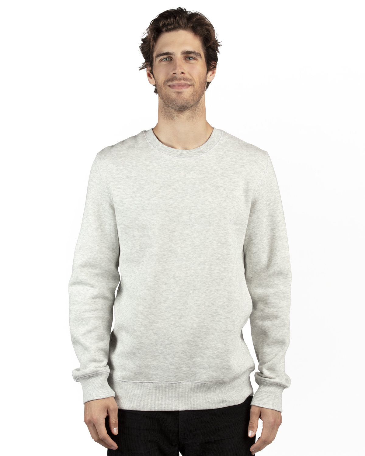 Threadfast Unisex Ultimate Crewneck Sweatshirt - Oatmeal Heather