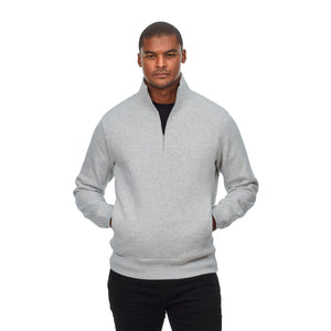 Threadfast Unisex Ultimate Fleece Quarter-Zip Sweatshirt - Navy