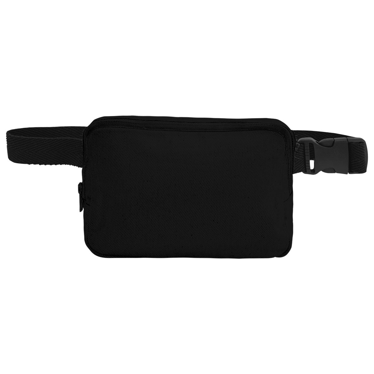 Aware™ 10 Oz. Recycled Cotton Canvas Belt Bag - Black With Black