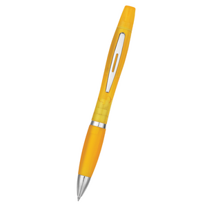 Twin-Write Pen With Highlighter - Translucent Yellow