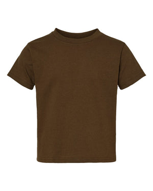 Rabbit Skins Toddler Cotton Jersey T-Shirt - Brown