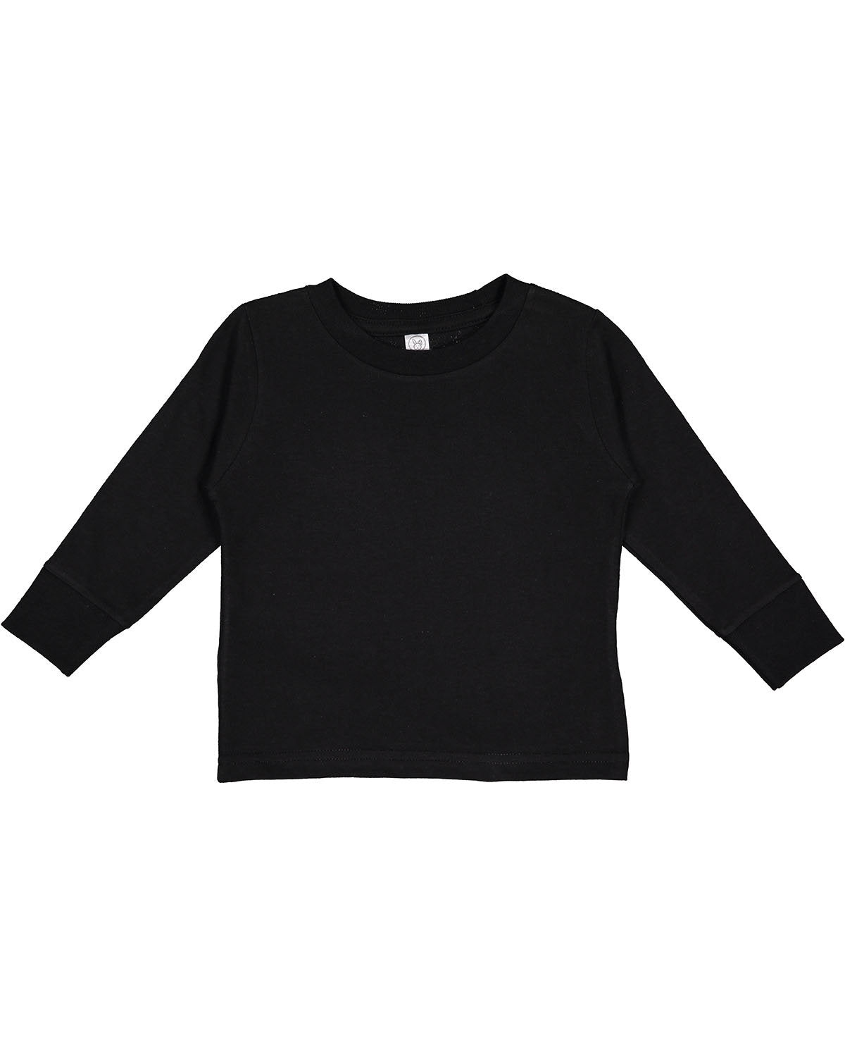 Rabbit Skins Toddler Long-Sleeve T-Shirt - Black
