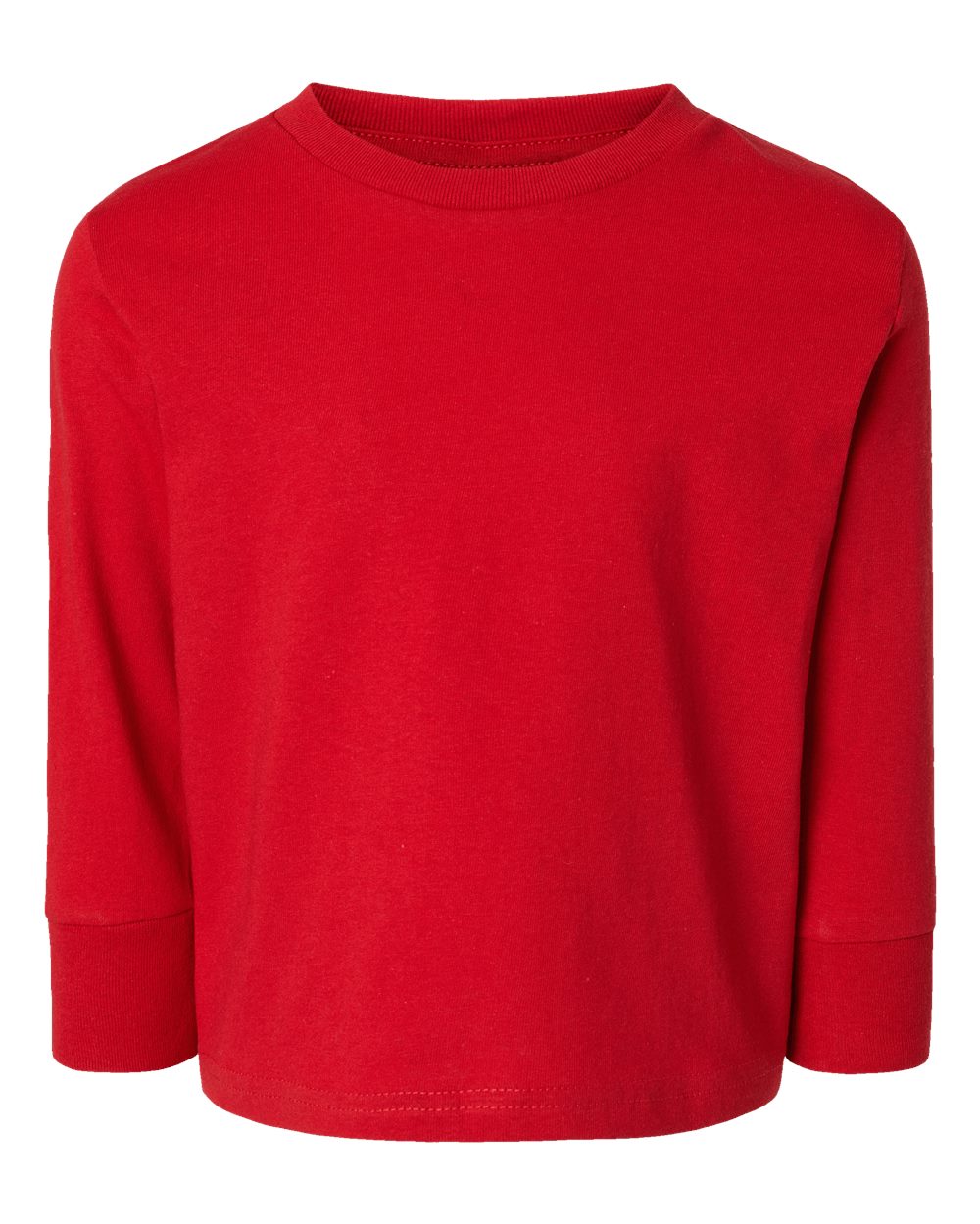 Rabbit Skins Toddler Long-Sleeve T-Shirt - Red