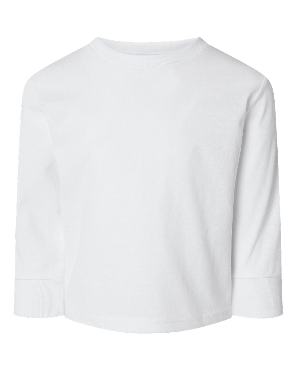 Rabbit Skins Toddler Long-Sleeve T-Shirt - White
