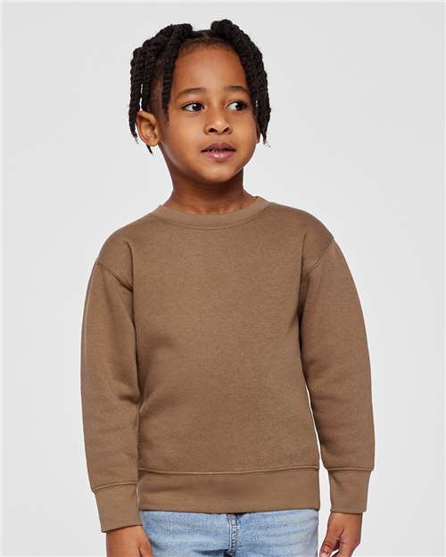 Rabbit Skins Toddler Fleece Sweatshirt - Coyote Brown