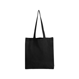 Arden 3 oz. Recycled Cotton Canvas Tote Bag - Black