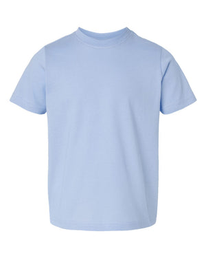 Rabbit Skins Toddler Fine Jersey Tee - Light Blue