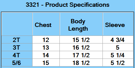 Rabbit Skins Toddler Fine Jersey Tee - Specs