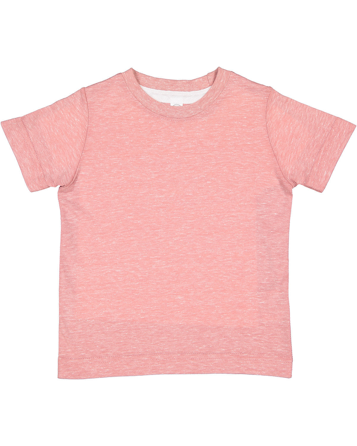 Rabbit Skins Toddler Harborside Melange Jersey T-Shirt - Mauvelous Melange
