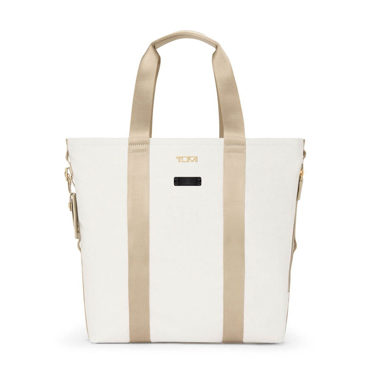 TUMI Sport Essential North/South Tote - Off White / Tan
