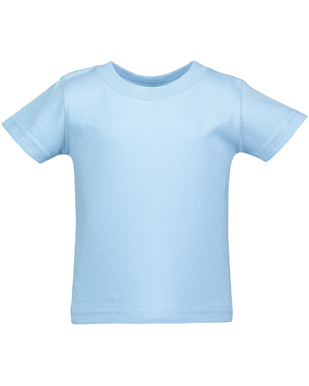 Rabbit Skins Infant Cotton Jersey T-Shirt - Light Blue