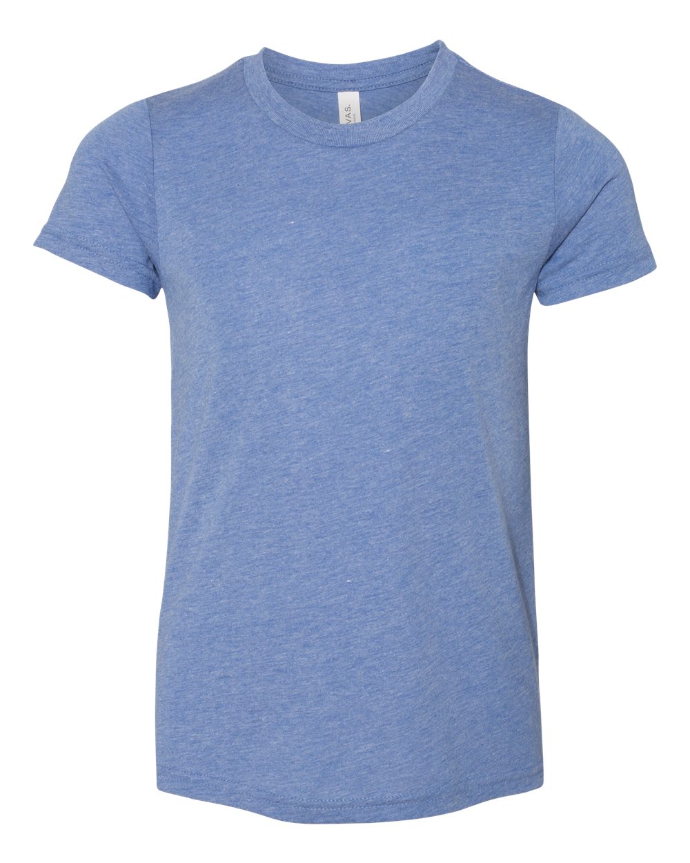 BELLA + CANVAS Youth Triblend Short-Sleeve T-Shirt - Blue Triblend