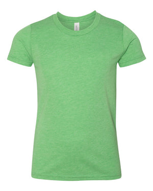 BELLA + CANVAS Youth Triblend Short-Sleeve T-Shirt - Green Triblend