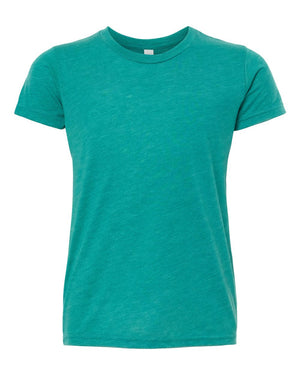 BELLA + CANVAS Youth Triblend Short-Sleeve T-Shirt - Teal Triblend