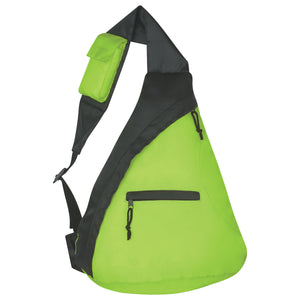 Budget Sling Backpack - Lime