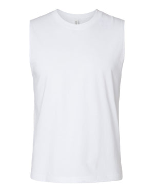 BELLA + CANVAS Unisex Jersey Muscle Tank - White