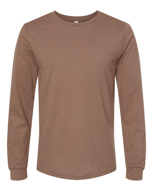 BELLA + CANVAS Unisex Jersey Long-Sleeve T-Shirt - Vintage Brown