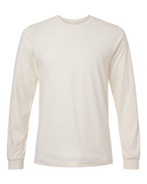 BELLA + CANVAS Unisex CVC Jersey Long-Sleeve T-Shirt - Heather Natural