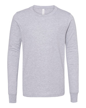 BELLA + CANVAS Youth Heather CVC Long-Sleeve T-Shirt