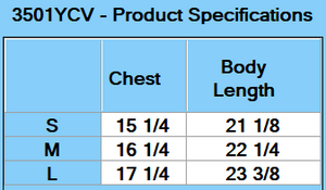 BELLA + CANVAS Youth Heather CVC Long Sleeve Tee - Specs