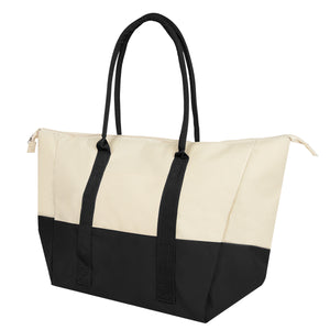 Big Chill Cooler Tote Bag - Natural With Black